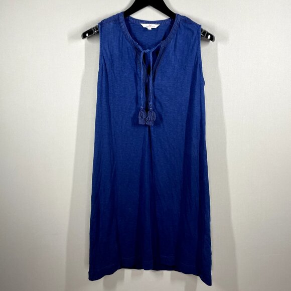 Vineyard Vines Dresses & Skirts - Vineyard Vines Dress Womens Medium blue shift preppy beach nautical